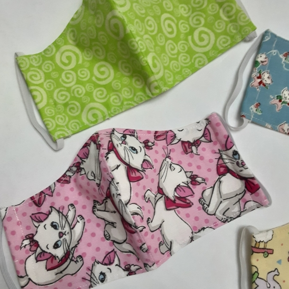 5 Girls Face Covering, Face Mask, sz 3-6 years - Picture 4 of 4